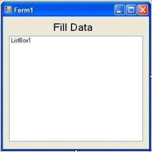filldatalistboxform