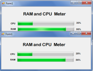 How to Create CPU and RAM Meter in VB.NET