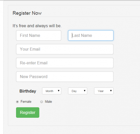 using java enrollment to system create how a into from Form Saving Registration MySQL Database Data