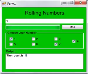 How to Create Rolling Numbers Game in VB.Net