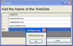 How to Save Multiple Data in VB.Net and MySQL Database