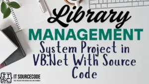 Library Management System in VB.NET screenshot