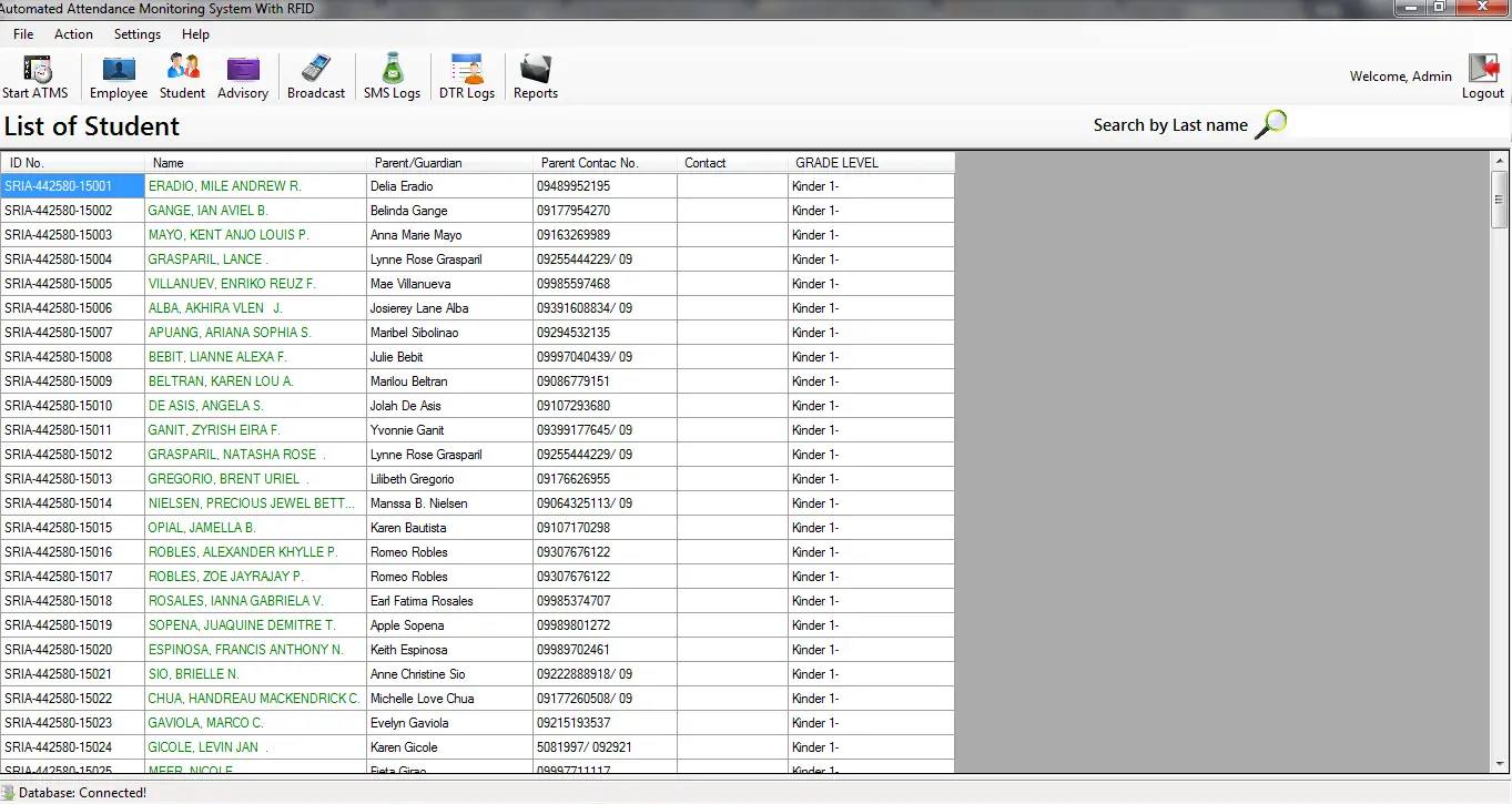 How To Display Time Inout In One Row Attendance Monitoring System Vb ...