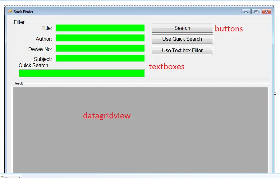 sql server how connect java to and How create Search VB.net a MS Quick to using Access