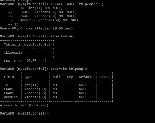 How to Create Table in MySQL - Best Practices