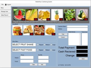 Shakehauz Cashiering System