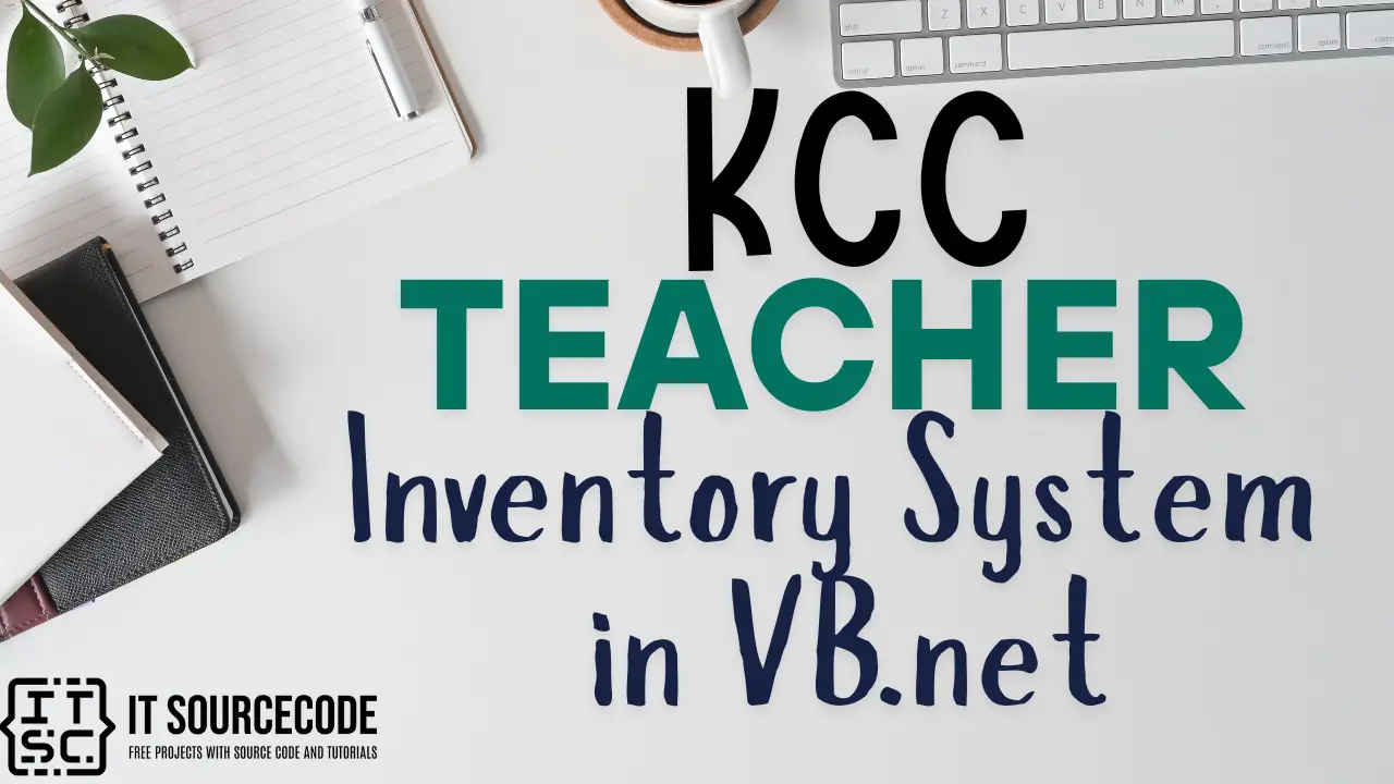 KCC Teacher Inventory System in VB.net