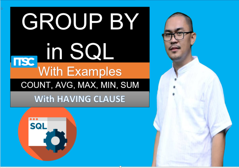 Group by in SQL with example