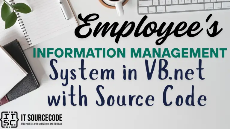 Employee's Information Management System in VB.Net with Source Code