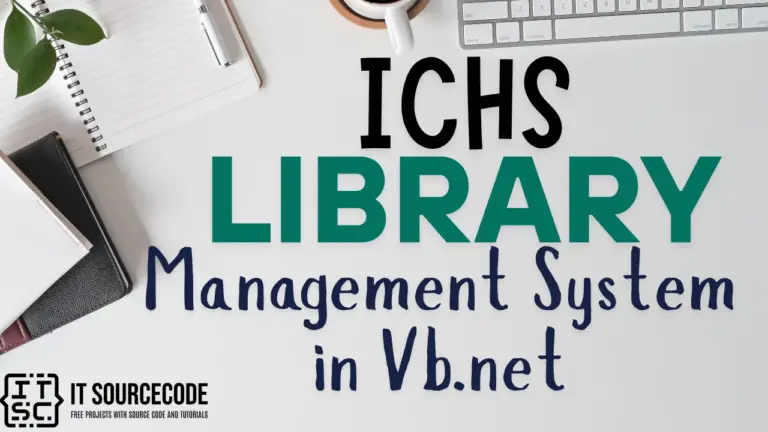 ICHS Library Management System in VB.Net