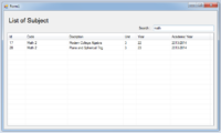 How to Search Data in the ListView Using C# and SQL Server