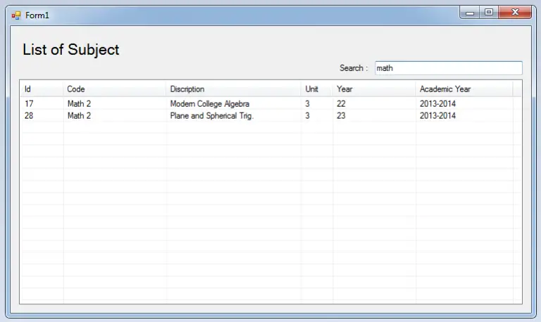 How To Search Data In The Listview Using C And Sql Server 2022 5246