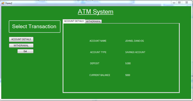 ATM System