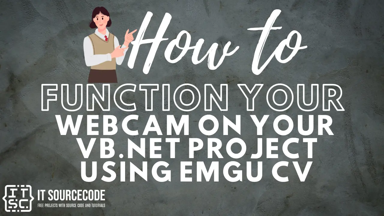 How to function your WebCam on your VB.Net project using EMGU CV