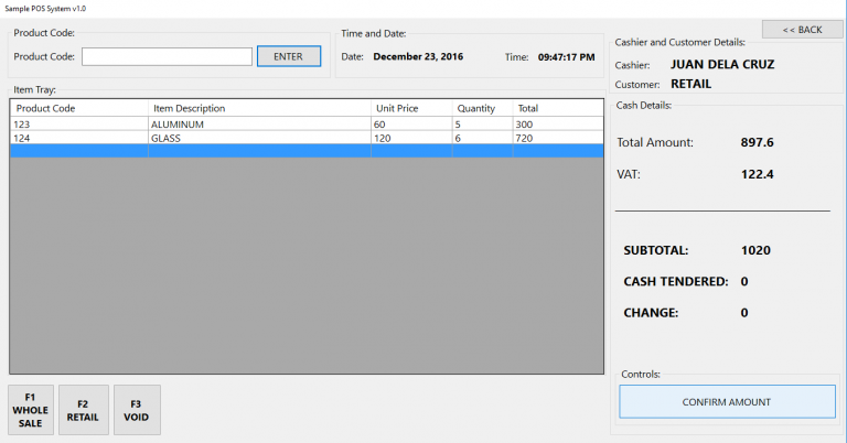 inventory system