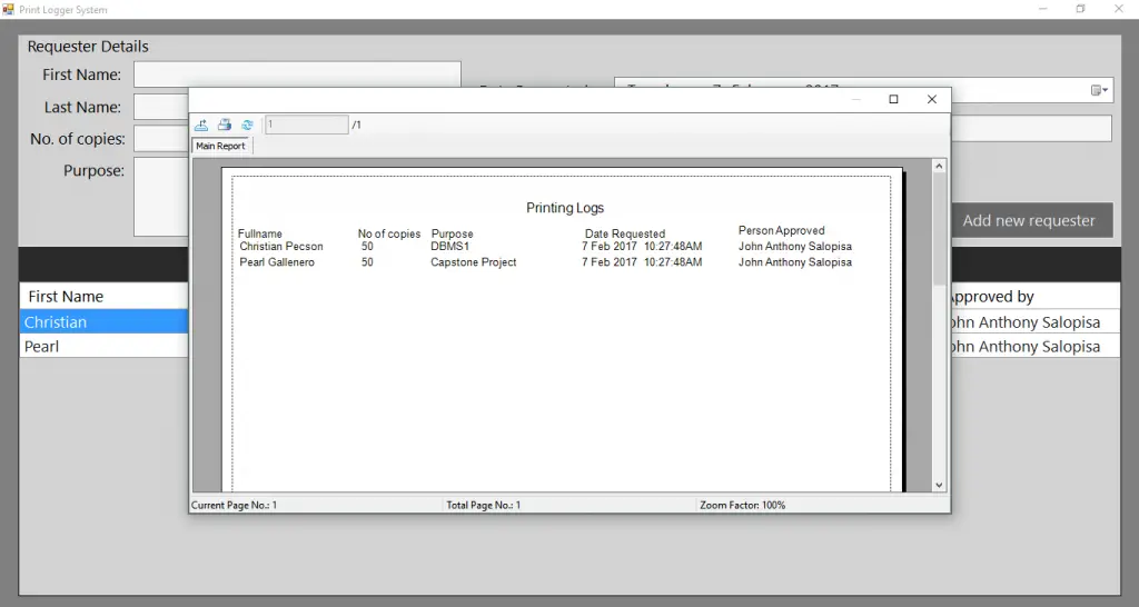 Print Logger System in VB.net with Source Code (2026)