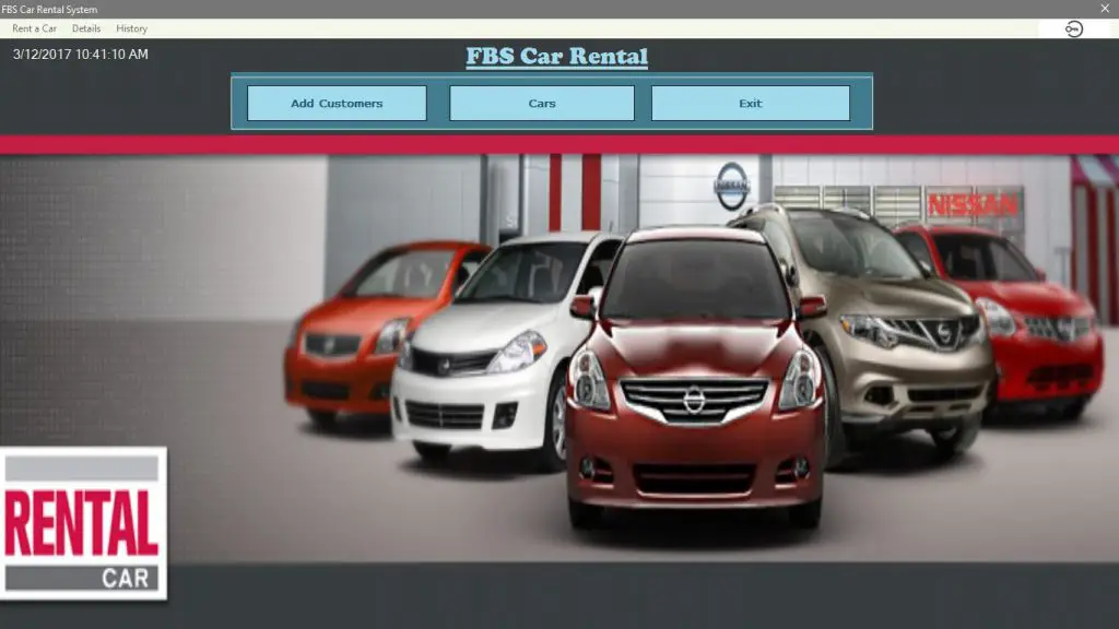 Car Rental System Using VB.Net And MS Access Version 2.0