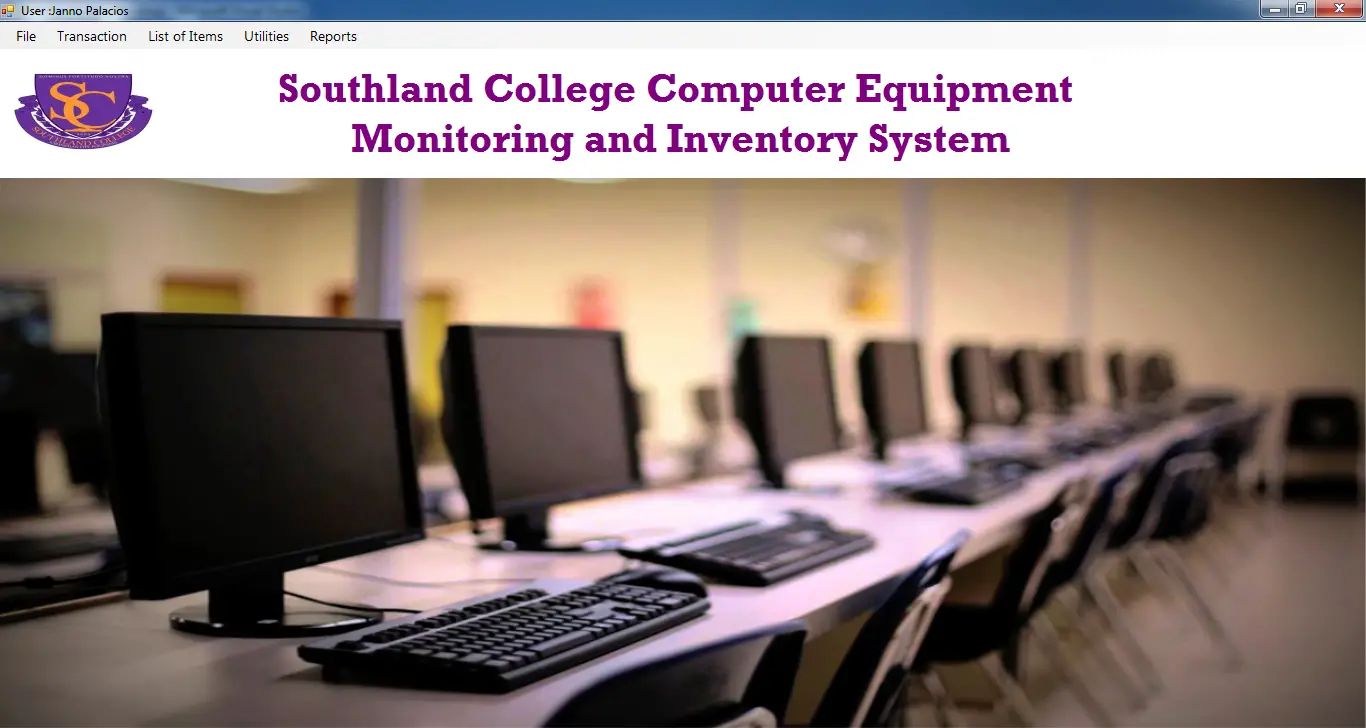 Computer Lab Inventory Management System Using And MySQL