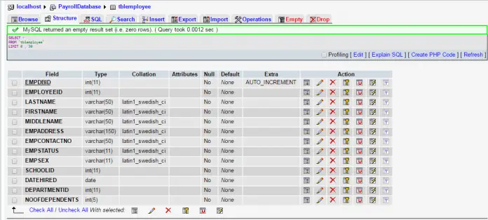 103 Payroll System Database Design Using Mysql 2019