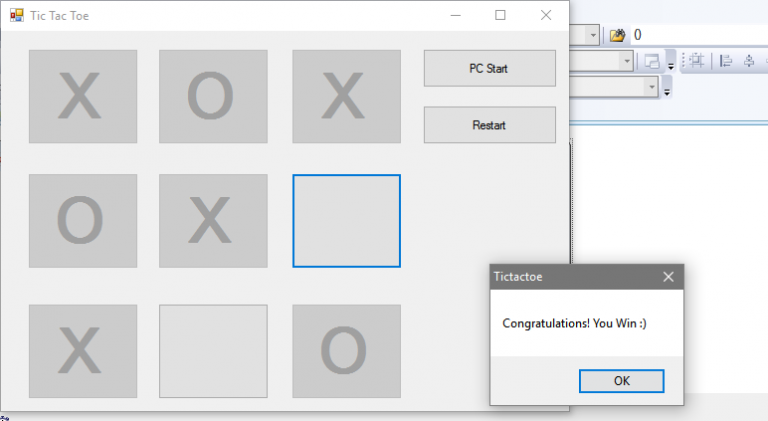 How to Create a Tic Tack Toe Game using VB.Net