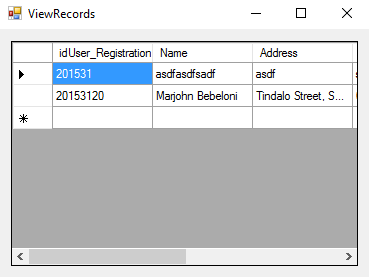 Load MySQL data