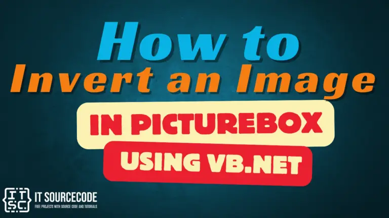 How to Invert an Image in PictureBox Using VB.Net