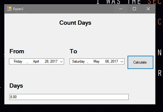 How to Count or Calculate Days in Visual Basic.Net