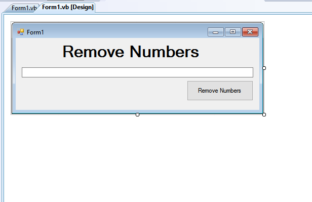 Removing Numbers in Textbox using VB.Net