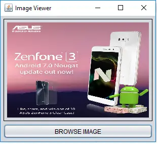 Display Image Using Java File Chooser