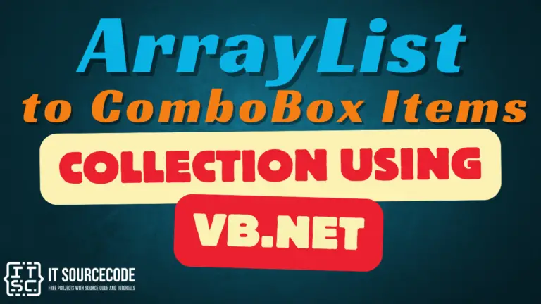 ArrayList to ComboBox Items Collection Using VB.Net
