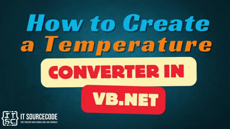 How to Create a Temperature Converter in VB.Net