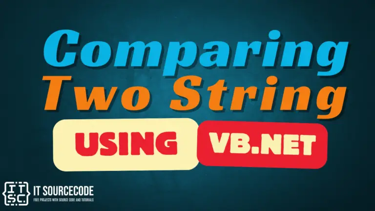 Comparing Two String Using VB.Net