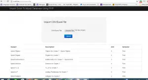 Import Excel to MySQL Using PHP