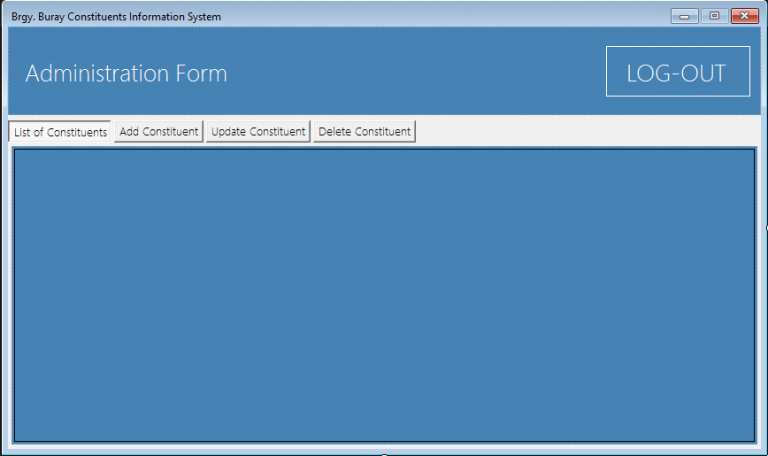 simple barangay information system