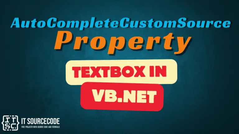 AutoCompleteCustomSource Property TextBox in VB.Net