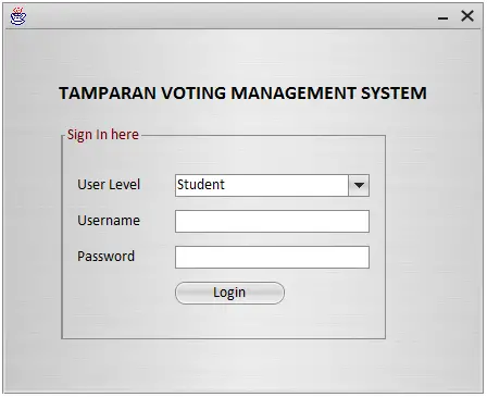 Automated Voting System using Java Netbeans IDE