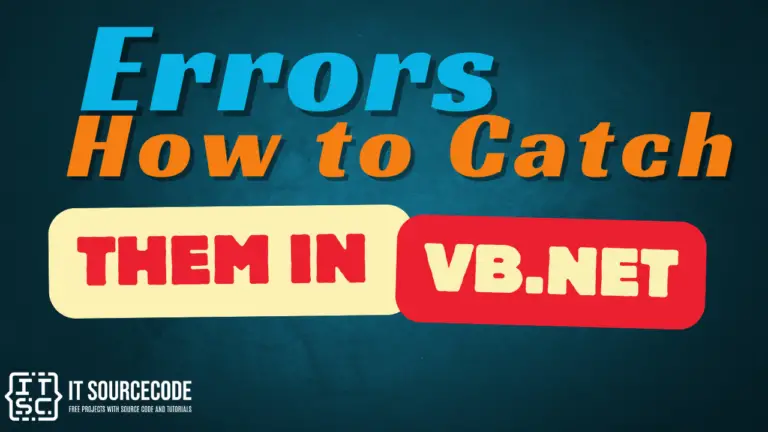 Errors How to Catch Them in VB.net