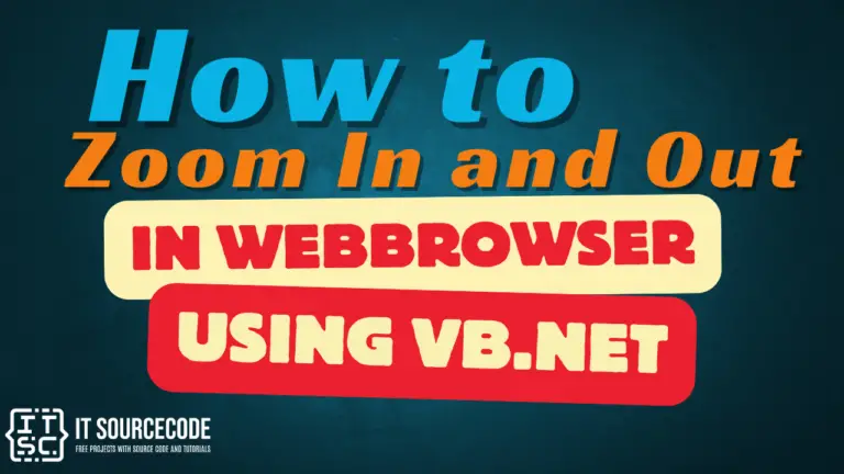 How to Zoom In and Out in WebBrowser Using VB.Net