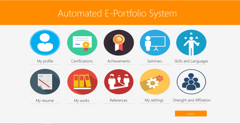 Automated Electronic-Portfolio System using VB.NET