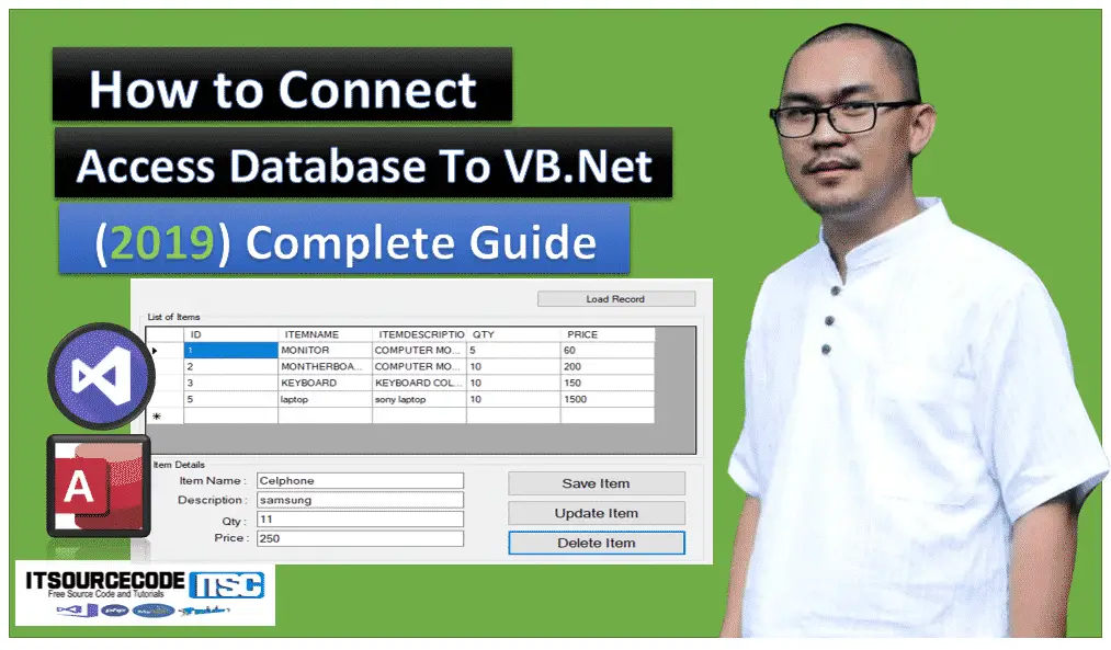 How to Connect access database to vb.net