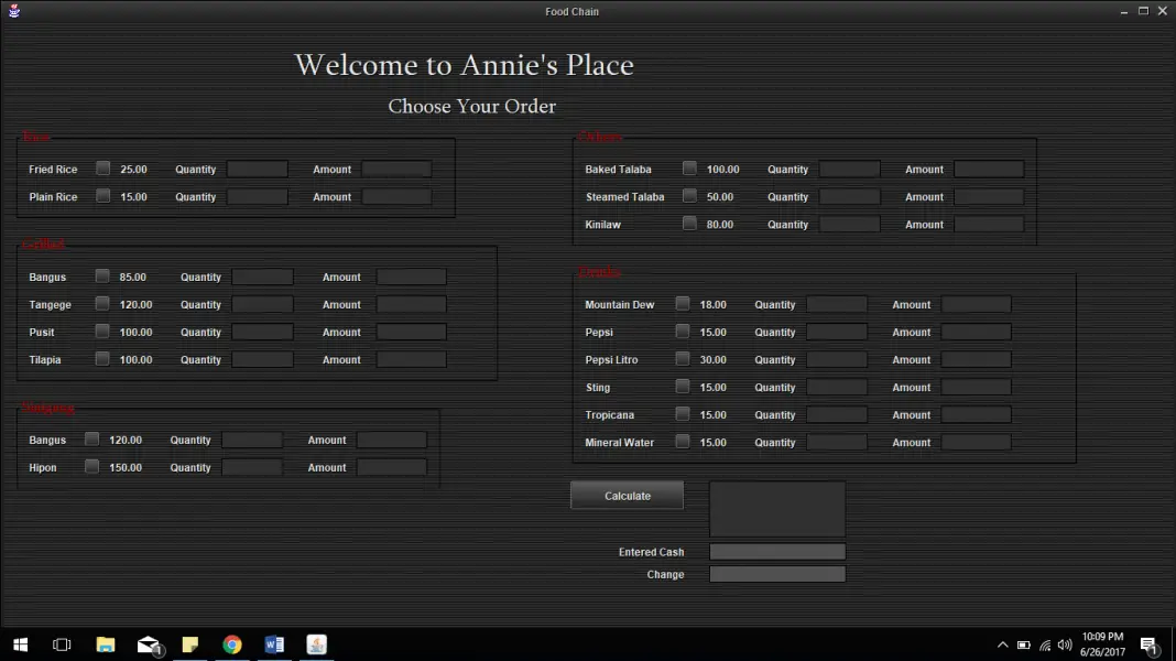 Simple Restaurant Management System using Java (2026)