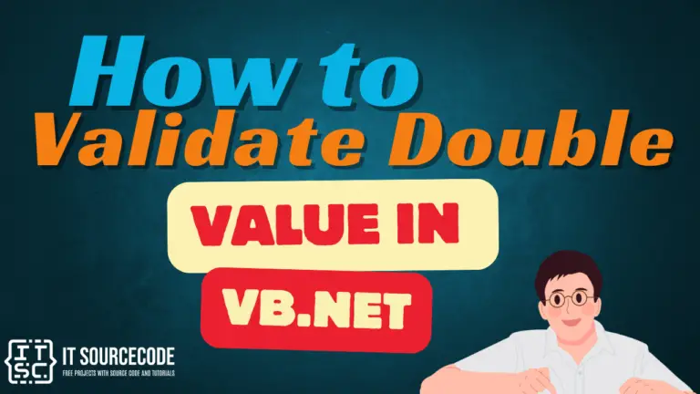 How to Validate Double Value in VB.Net