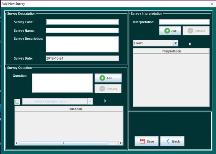 Automated Survey Application System Free Full Source Code