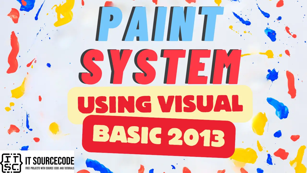 Paint System Using Visual Basic 2013