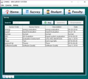 Automated Survey Application System Free Full Source Code