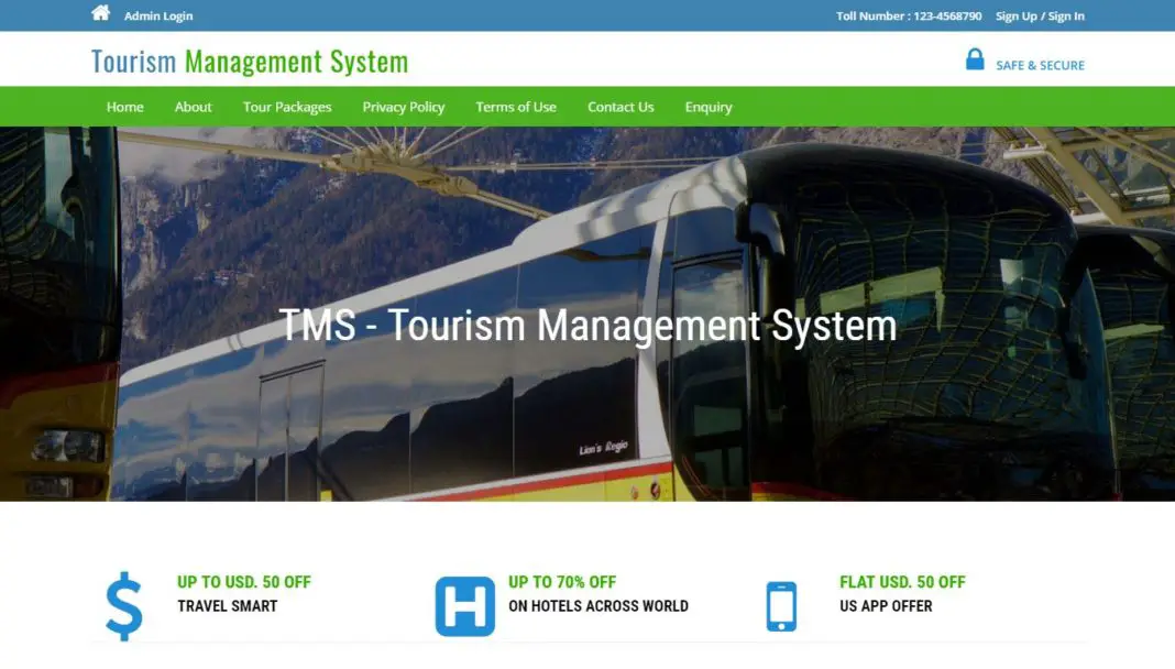 Tourism Management System Source Code In Php Tourism Management System Source Code In Php