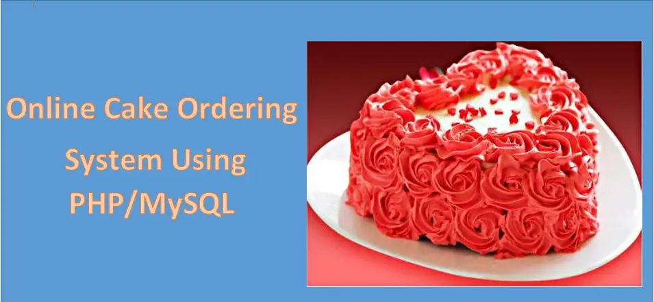 Online Cake Ordering system