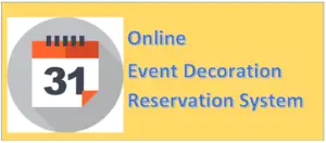 Online Event Decoration Reservation System php projects