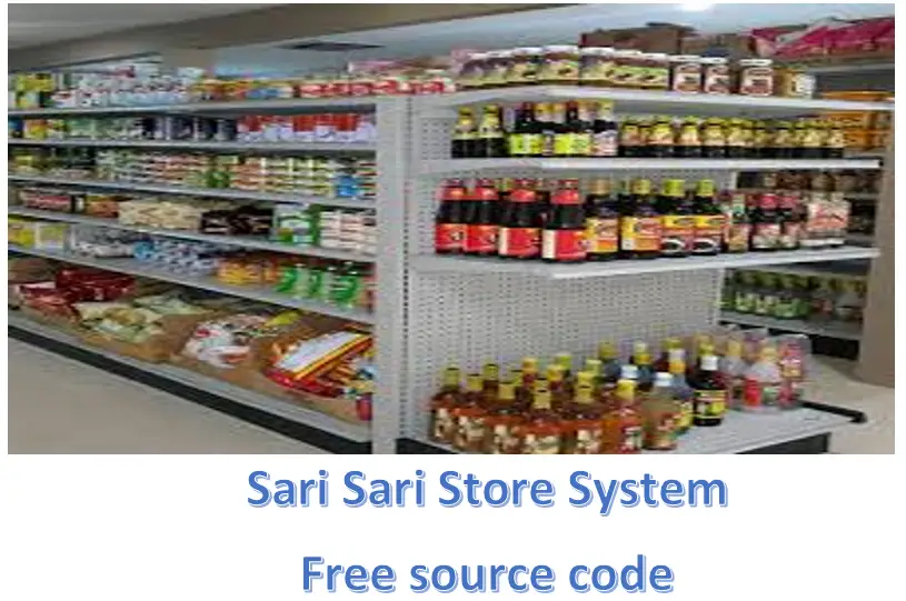 Sari sari store system free source code