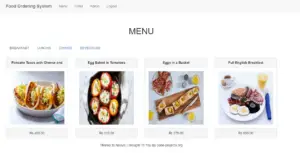 online food ordering system project in php source code free download
